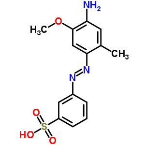 59916-30-2;65036-63-7  3-[(E)-(4-amino-5-methoxy-2-methylphenyl)diazenyl]benzenesulfonic acid