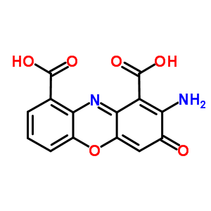 606-59-7  Ácido 2-amino-3-oxo-3H-fenoxazina-1,9-dicarboxílico