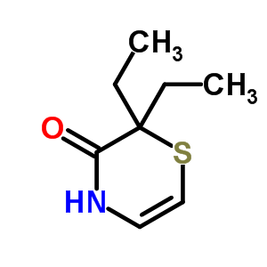 63917-24-8  2,2-diethyl-2H-1,4-thiazin-3(4H)-on