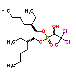 63950-92-5  bis(2-ethylhexyl) (2,2,2-trichloro-1-hydroxyethyl)phosphonate