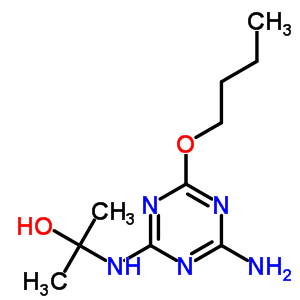 63979-31-7  2-[(4-amino-6-butoxy-1,3,5-triazin-2-yl)amino]propan-2-ol