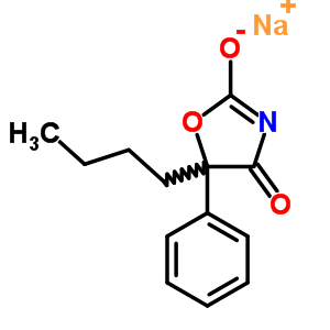 64047-07-0  sodium 5-butyl-4-oxo-5-phenyl-4,5-dihydro-1,3-oxazol-2-olate