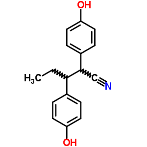 65-14-5  2,3-bis(4-hydroxyphenyl)pentanenitrile