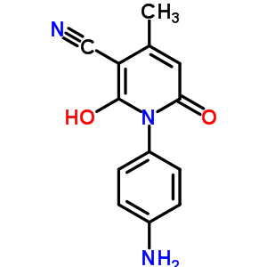 68957-36-8  1-(4-aminophenyl)-2-hydroxy-4-methyl-6-oxo-1,6-dihydropyridine-3-carbonitrile