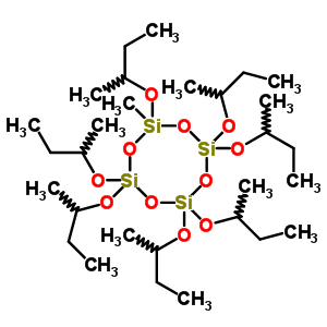 70969-52-7  2,2,4,4,6,6,8-heptakis(butan-2-yloxy)-8-methyl-1,3,5,7,2,4,6,8-tetroxatetrasilocane