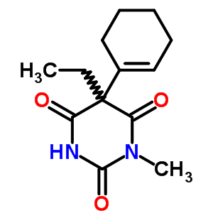 726-78-3  5-(cykloheks-1-en-1-yl)-5-etyl-1-metylpyrimidin-2,4,6(1H,3H,5H)-trion