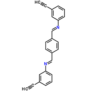 72950-02-8  N,N'-[benzene-1,4-diyldi(E)methylylidene]bis(3-ethynylaniline)