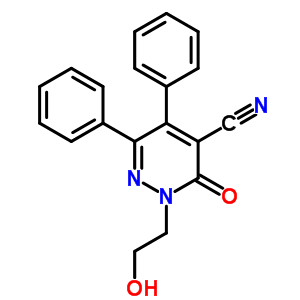 82231-98-9  2-(2-hydroxyethyl)-3-oxo-5,6-diphenyl-2,3-dihydropyridazine-4-carbonitrile