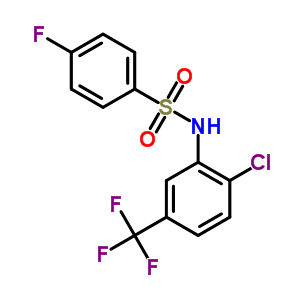 91308-59-7  N-[2-chloro-5-(trifluoromethyl)phenyl]-4-fluorobenzenesulfonamide