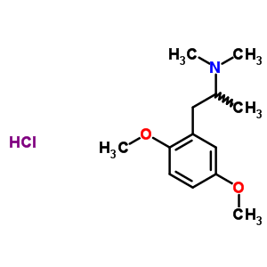 13078-73-4;63905-58-8  1-(2,5-dimethoxyphenyl)-N,N-dimethylpropan-2-amine hydrochloride (1:1)