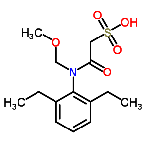 142363-53-9  2-[(2,6-diethylphenyl)(methoxymethyl)amino]-2-oxoethanesulfonic acid