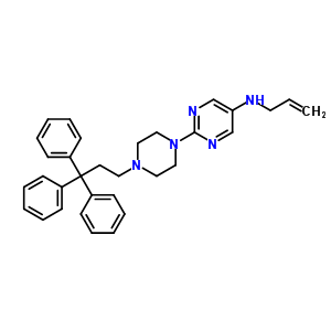 20980-18-1  N-(prop-2-en-1-yl)-2-[4-(3,3,3-triphenylpropyl)piperazin-1-yl]pyrimidin-5-amine