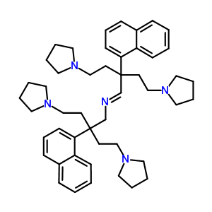 33310-58-6  2-(naphthalen-1-yl)-N-{(1E)-2-(naphthalen-1-yl)-4-(pyrrolidin-1-yl)-2-[2-(pyrrolidin-1-yl)ethyl]butylidene}-4-(pyrrolidin-1-yl)-2-[2-(pyrrolidin-1-yl)ethyl]butan-1-amine