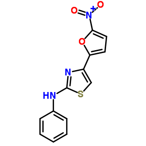 51728-02-0  4-(5-nitrofuran-2-yl)-N-phenyl-1,3-thiazol-2-amine