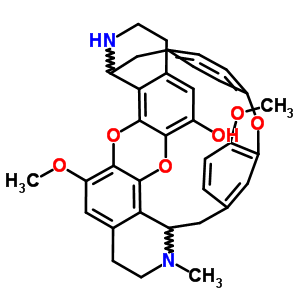 52038-20-7  9,20-dimethoxy-15-methyl-7,23,33-trioxa-15,30-diazaoctacyclo[19.9.3.2~3,6~.1~8,12~.1~14,18~.0~22,34~.0~24,32~.0~27,31~]heptatriaconta-3,5,8(35),9,11,18(34),19,21,24,26,31,36-dodecaen-25-ol (non-preferred name)