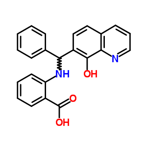 5394-35-4  2-{[(8-hydroxyquinolin-7-yl)(phenyl)methyl]amino}benzoic acid