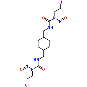 54340-57-7  3,3'-(cyclohexane-1,4-diyldimethanediyl)bis[1-(2-chloroethyl)-1-nitrosourea]