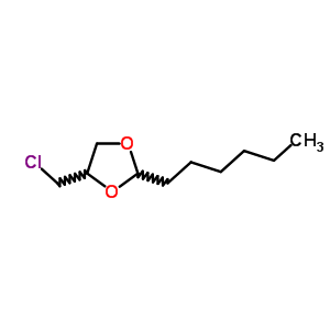 54788-09-9  4-(chloromethyl)-2-hexyl-1,3-dioxolane