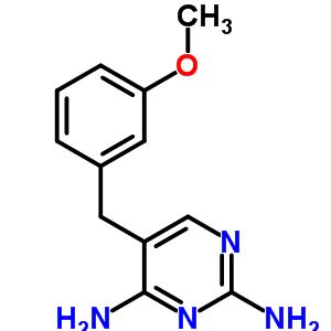 59481-28-6  5-(3-methoxybenzyl)pyrimidine-2,4-diamine 59481-28-6  5-(3-methoxybenzyl)pyrimidine-2,4-diamine