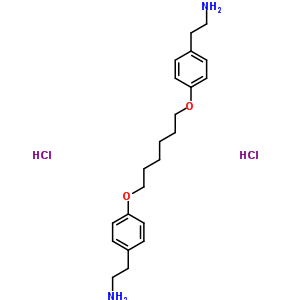 63951-13-3  2,2'-[Hexan-1,6-diylbis(oxybenzol-4,1-diyl)]diethanamin dihydrochlorid