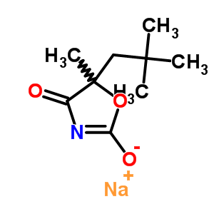 64047-20-7  sodium 5-(2,2-dimethylpropyl)-5-methyl-4-oxo-4,5-dihydro-1,3-oxazol-2-olate