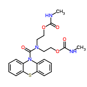 65240-98-4  [(10H-phenothiazin-10-ylcarbonyl)imino]diethane-2,1-diyl bis(methylcarbamate)