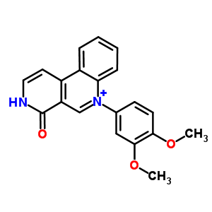 7344-94-7  6-(3,4-dimethoxyphenyl)-4-oxo-3,4-dihydrobenzo[c][2,7]naphthyridin-6-ium