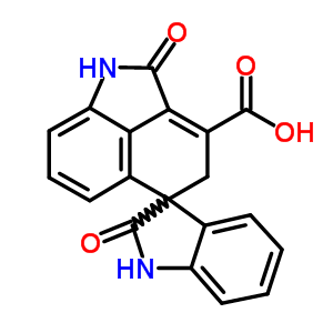 73972-38-0  2,2'-dioxo-1',2,2',4-tetrahydro-1H-spiro[benzo[cd]indole-5,3'-indole]-3-carboxylic acid