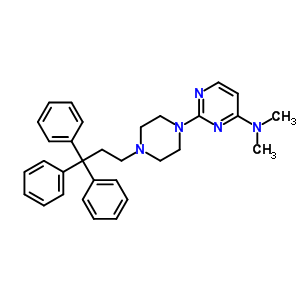 20980-17-0  N,N-dimethyl-2-[4-(3,3,3-triphenylpropyl)piperazin-1-yl]pyrimidin-4-amine