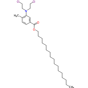 21447-82-5  heptadecyl 3-[bis(2-chloroethyl)amino]-4-methylbenzoate