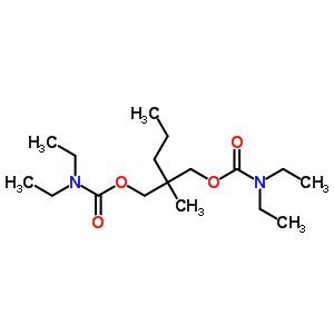 25648-78-6  2-{[(diethylcarbamoyl)oxy]methyl}-2-methylpentyl diethylcarbamate (non-preferred name)