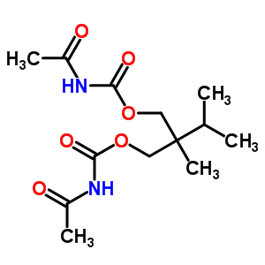 25648-84-4  2-{[(acetylcarbamoyl)oxy]methyl}-2,3-dimethylbutyl acetylcarbamate (non-preferred name)