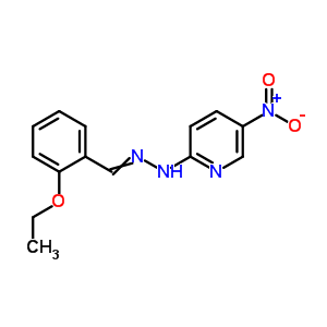 28058-28-8  2-[2-(2-ethoxybenzylidene)hydrazinyl]-5-nitropyridine
