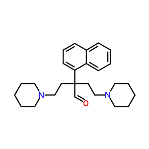 30120-87-7  2-(naphthalen-1-yl)-4-(piperidin-1-yl)-2-[2-(piperidin-1-yl)ethyl]butanal