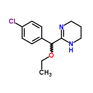 33235-84-6  2-[(4-chlorophenyl)(ethoxy)methyl]-1,4,5,6-tetrahydropyrimidine