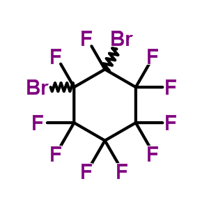 336-12-9  1,2-dibromo-1,2,3,3,4,4,5,5,6,6-decafluorocyclohexane