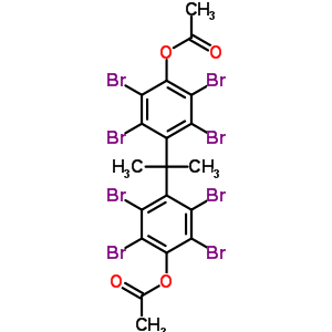 34372-18-4  propane-2,2-diylbis-2,3,5,6-tetrabromobenzene-4,1-diyl diacetate