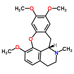 479-39-0  (12aS)-6,9,10-trimethoxy-1-methyl-2,3,12,12a-tetrahydro-1H-[1]benzoxepino[2,3,4-ij]isoquinoline
