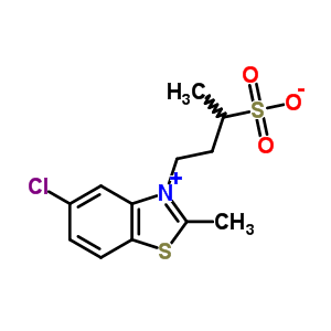 53622-16-5  4-(5-chloro-2-methyl-1,3-benzothiazol-3-ium-3-yl)butane-2-sulfonate