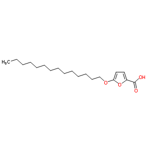54857-86-2  5-(tetradecyloxy)furan-2-carboxylic acid 54857-86-2  5-(tetradecyloxy)furan-2-carboxylic acid