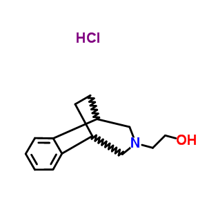 54915-22-9  2-(1,2,4,5-tetrahydro-3H-1,5-ethano-3-benzazepin-3-yl)ethanol hydrochloride (1:1)