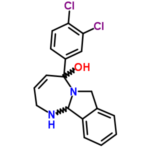 54999-14-3  5-(3,4-dichlorophenyl)-2,5,7,11b-tetrahydro-1H-[1,3]diazepino[2,1-a]isoindol-5-ol