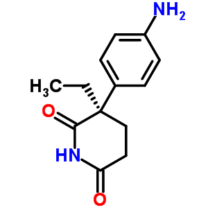 55511-44-9;57288-03-6  (3R)-3-(4-aminophenyl)-3-ethylpiperidine-2,6-dione