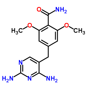 55687-57-5  4-[(2,4-diaminopyrimidin-5-yl)methyl]-2,6-dimethoxybenzamide