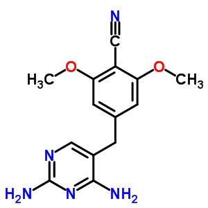 55687-58-6  4-[(2,4-diaminopyrimidin-5-yl)methyl]-2,6-dimethoxybenzonitrile