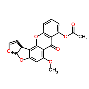 58086-32-1  6-methoxy-7-oxo-3a,12c-dihydro-7H-furo[3',2':4,5]furo[2,3-c]xanthen-8-yl acetate