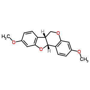 606-91-7  (6aR,11aR)-3,9-dimethoxy-6a,11a-dihydro-6H-[1]benzofuro[3,2-c]chromene