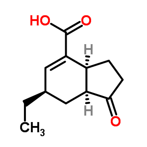 62251-98-3  (3aS,6R,7aS)-6-ethyl-1-oxo-2,3,3a,6,7,7a-hexahydro-1H-indene-4-carboxylic acid