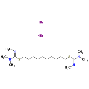 63680-29-5  decane-1,10-diyl bis(N,N,N'-trimethylcarbamimidothioate) dihydrobromide