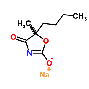64047-05-8  sodium 5-butyl-5-methyl-4-oxo-4,5-dihydro-1,3-oxazol-2-olate